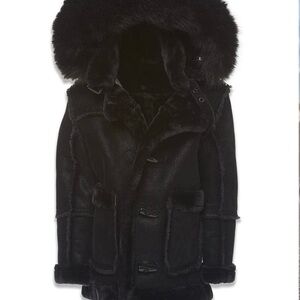 Kids Size 8 Luxurious Denali Black Sherling Jacket